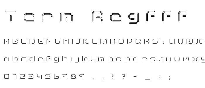 Term-RegFff font