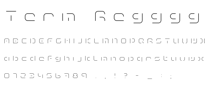 Term-RegGgg font