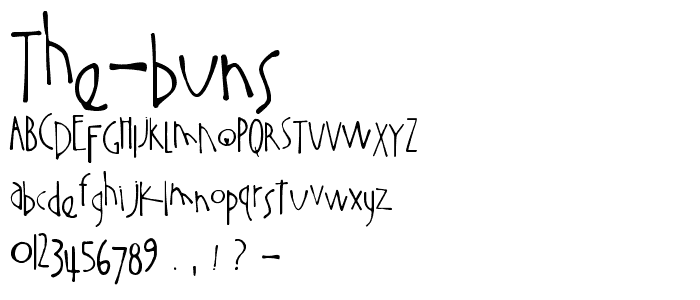 The Buns font
