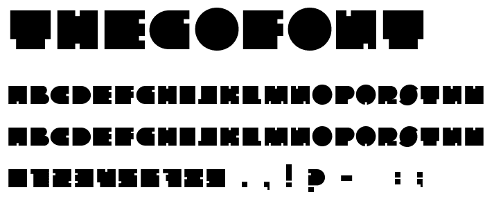 TheGoFont font