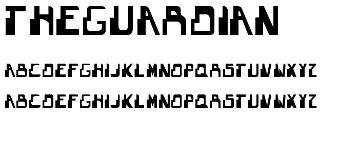TheGuardian font