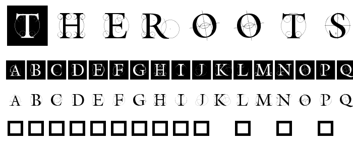 TheRoots font