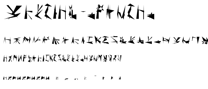 Tholian Regular font
