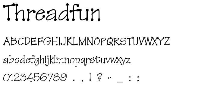 ThreadFun font