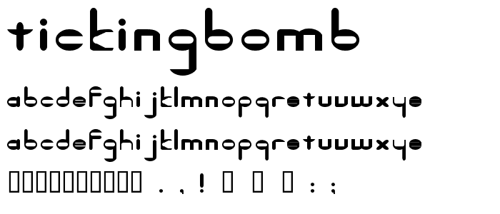 TickingBomb font