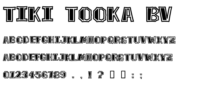 Tiki Tooka BV font