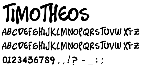 Timotheos font