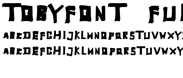 TobyFont-Full font