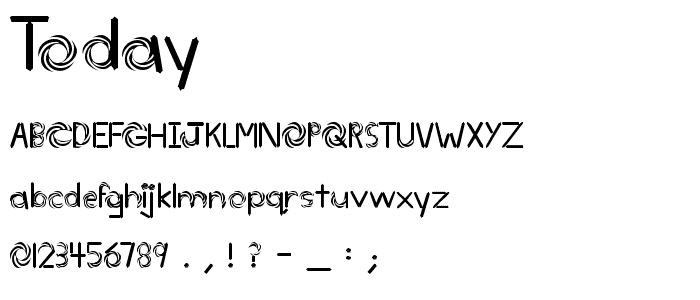 Today font