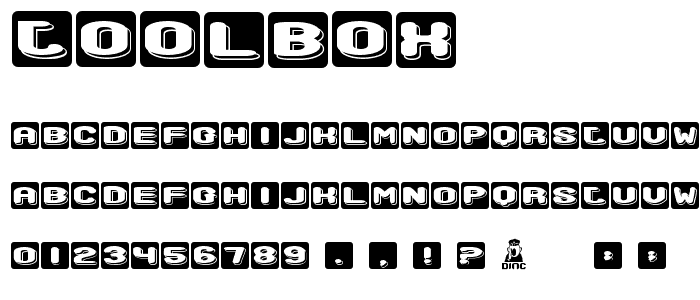Toolbox font