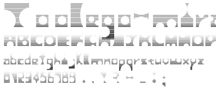 Toolego Mirage font