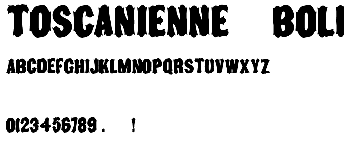 Toscanienne-Bold font