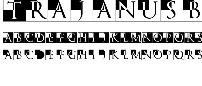 TrajanusBricksXtra font