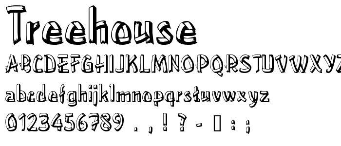 Treehouse font