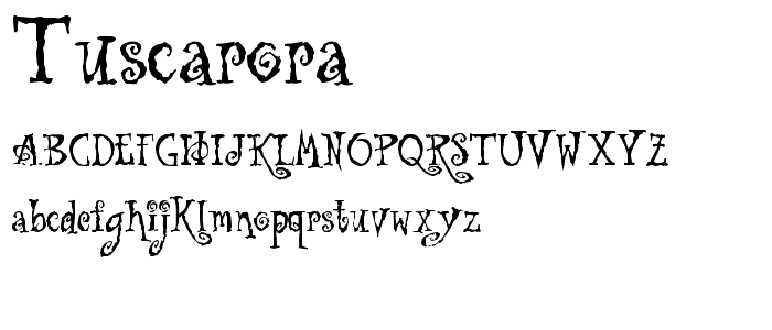 Tuscarora font