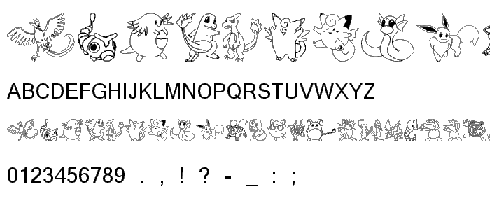 Tyler s Pokemon font