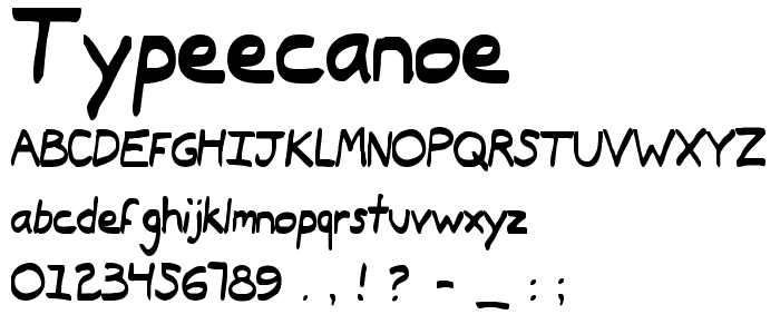 Typeecanoe font