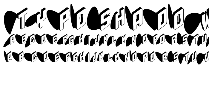 TypoShadows font