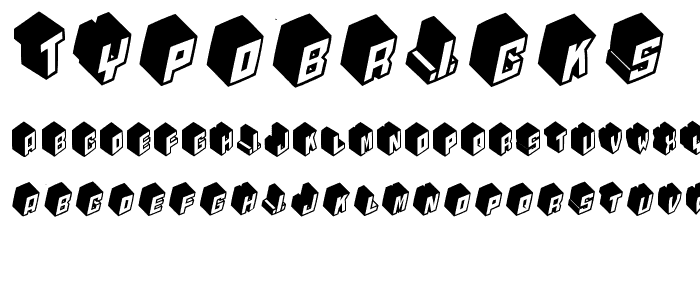 Typobricks Bold font