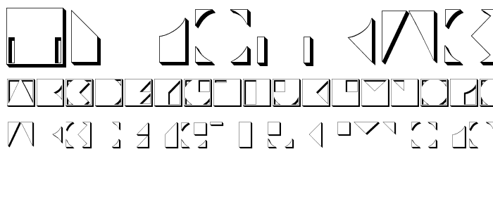 Typotraces-Four font