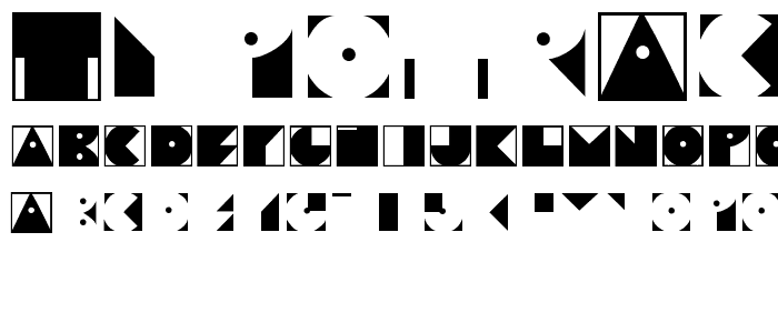 Typotraces-Three font