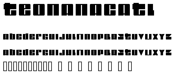 teonanacatl font