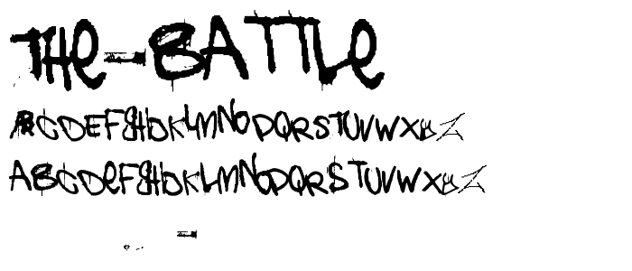 the battle font