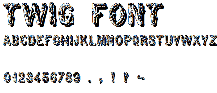 twig font