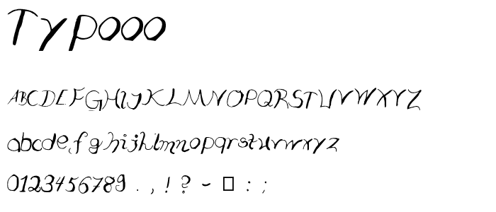 typooo font