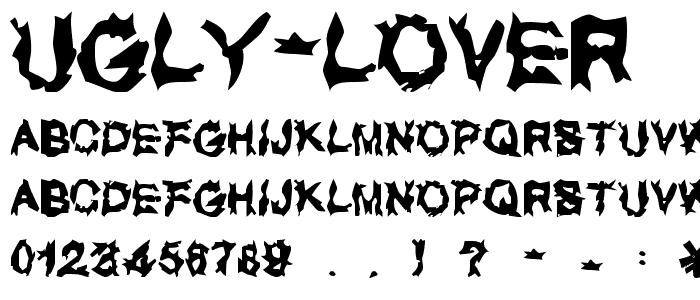 UGLY LOVER font