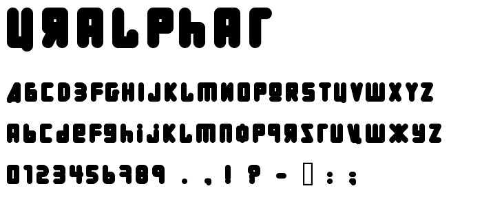URALphat font
