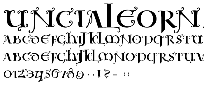 UncialeOrnamentale font