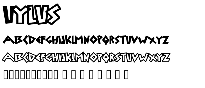 Uylus font