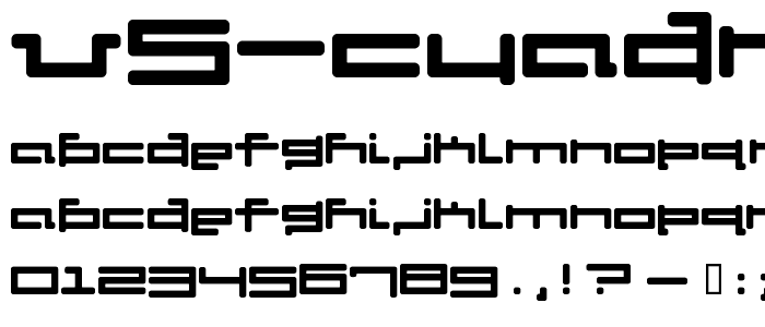 V5 Cuadra2 Round font