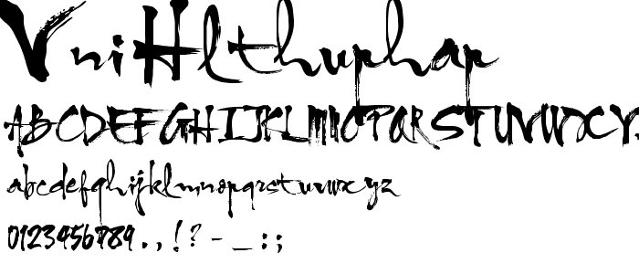 VNI-HLThuphap font