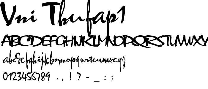 VNI-Thufap1 font