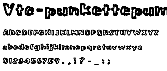 VTC PunkettePumps Regular font