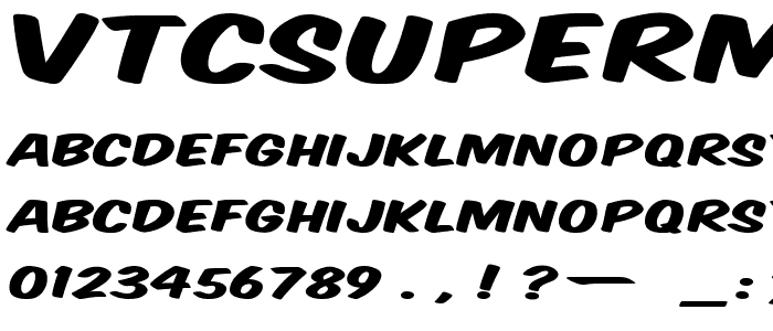 VTCSuperMarketSaleDisplay font