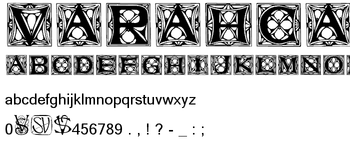 VarahCaps font
