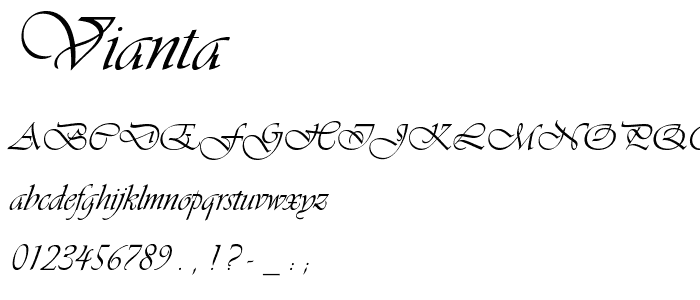 Vianta font