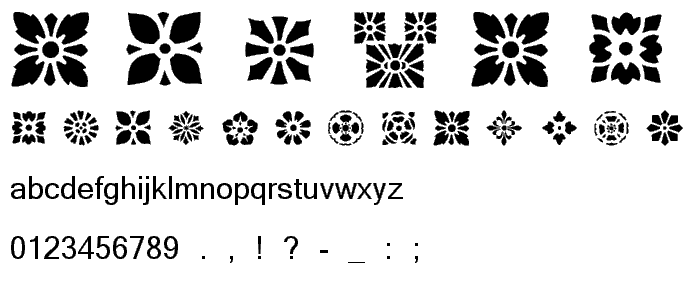 Victorian Designs One font