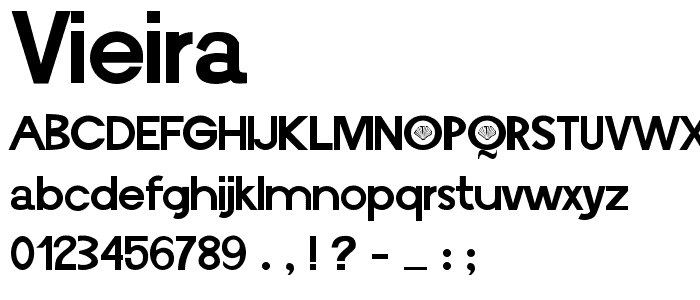 Vieira font