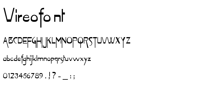 VireoFont font