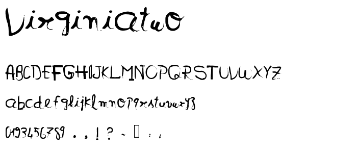 VirginiaTwo font