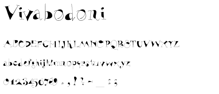 VivaBodoni font