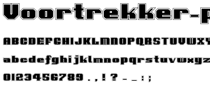 Voortrekker Pro font