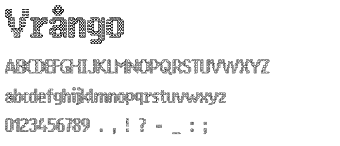 Vrångo font