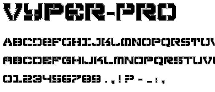 Vyper Pro font