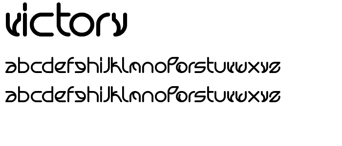 victory font