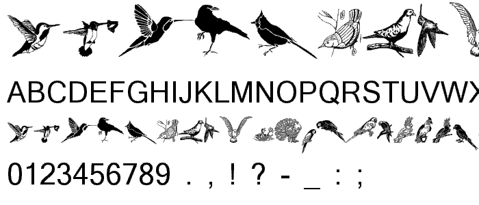 WWFeathers font